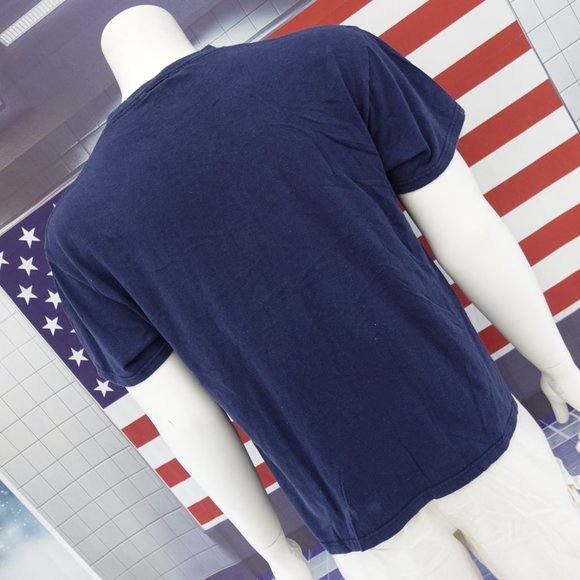 VINTAGE Star Wars T-Shirt Navy Blue Sz Large - Picture 5 of 5